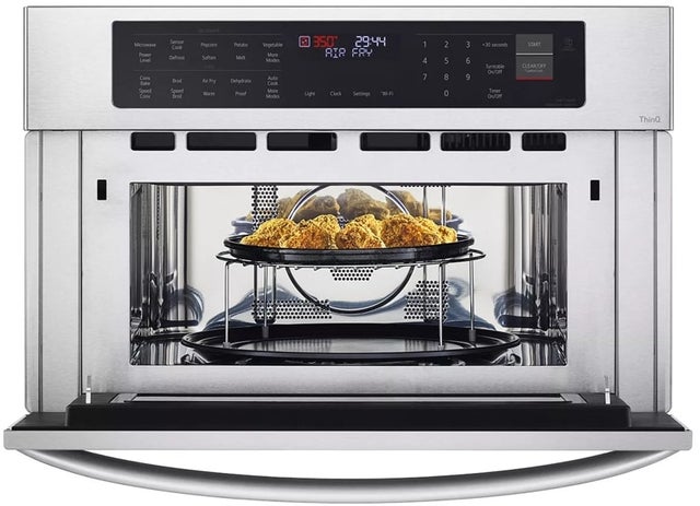 LG MZBZ1715S 30" Turbo Cook Built-in Microwave: Stainless Steel