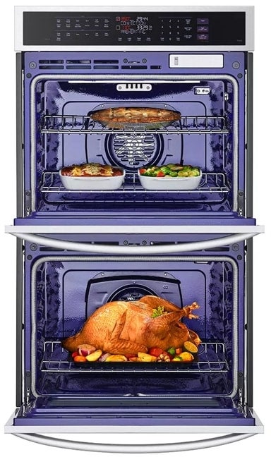 LG WDEP9427F 9.4 cu. ft. Smart Double Wall Oven with True Conve...