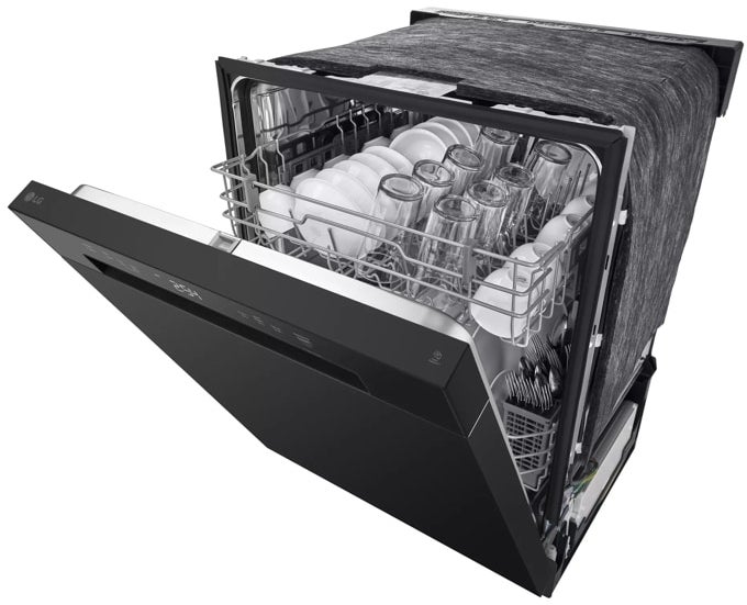 LG LDFC2423B 24 Inch Full Console Dishwasher with 15 Place Sett...