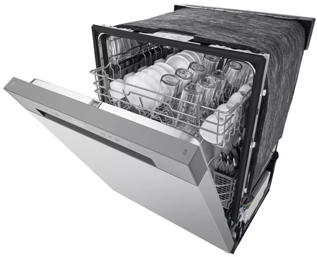 LG LDFC2423V 24 Inch Full Console Dishwasher with 15 Place Sett...