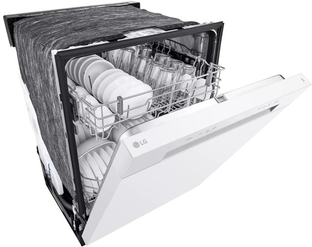 LG LDFC2423W 24 Inch Full Console Dishwasher with 15 Place Sett...