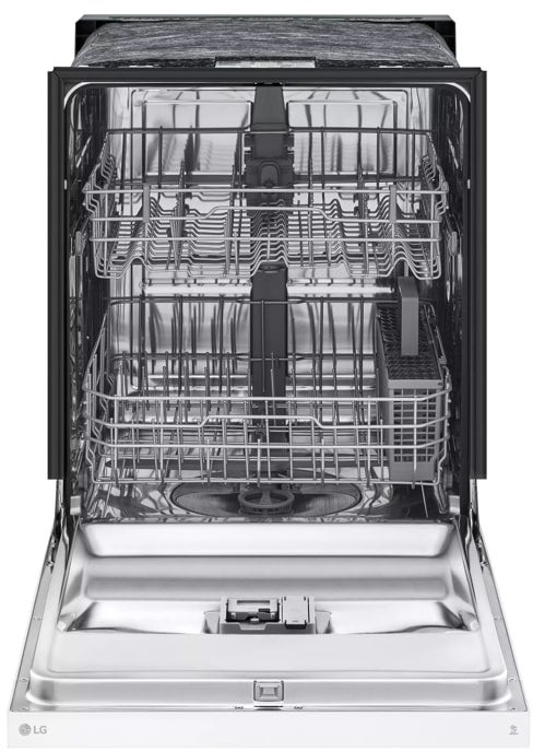 LG LDFC2423W 24 Inch Full Console Dishwasher with 15 Place Sett...