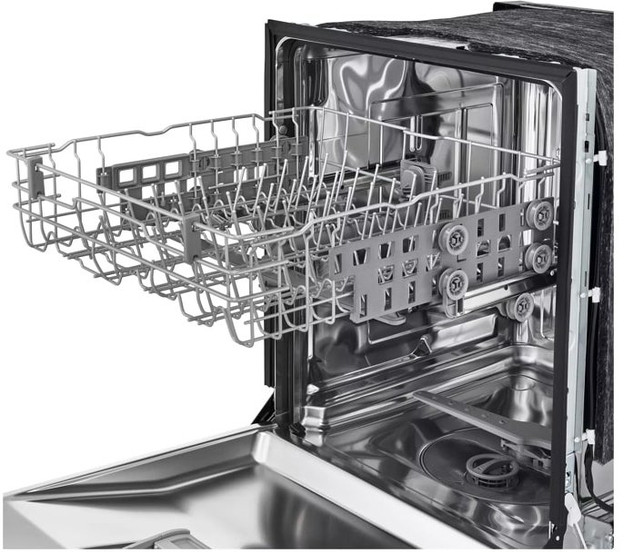 LG LDFC2423W 24 Inch Full Console Dishwasher with 15 Place Sett...