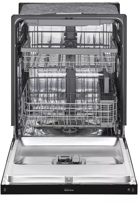 LG LDFN4542B 24 Inch Full Console Dishwasher with 15 Place Sett...