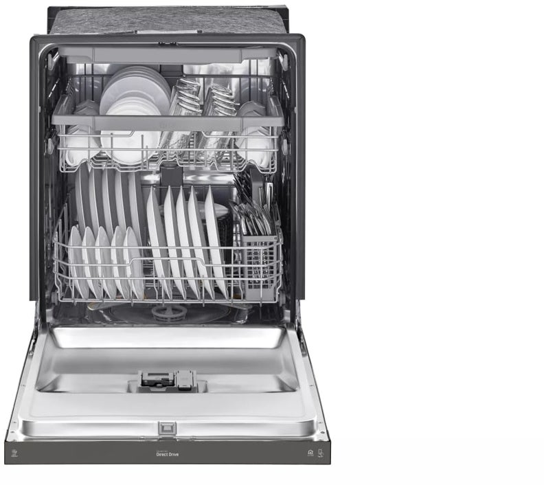 LG LDFN4542D 24 Inch Full Console Dishwasher with 15 Place Sett...