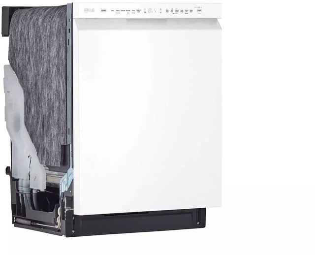 LG LDFN4542W 24 Inch Full Console Dishwasher with 15 Place Sett...