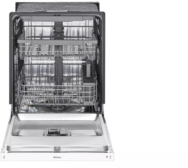 LG LDFN4542W 24 Inch Full Console Dishwasher with 15 Place Sett...