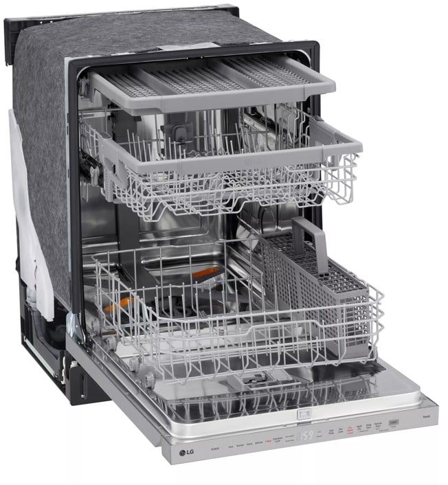 LG LDPH5554S Top Control Dishwasher with Pocket handle, Hidden ...