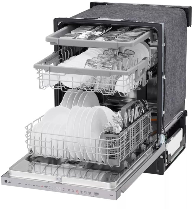 LG LDPH5554S Top Control Dishwasher with Pocket handle, Hidden ...