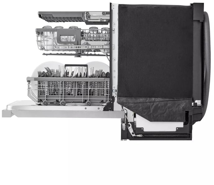 LG LDPH7972S Top Control Dishwasher with Pocket Handle, 42 dB, ...