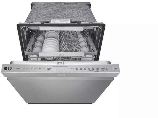 LG LDPS6762S Pocket Handle Top Control Dishwasher With Steam Sp...