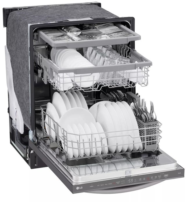 LG LDTH5554D Top Control Wi-Fi Enabled Dishwasher with QuadWash...