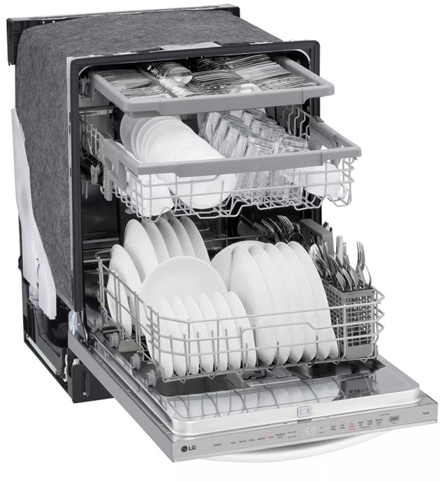 LG LDTH5554S Top Control Wi-Fi Enabled Dishwasher with QuadWash...