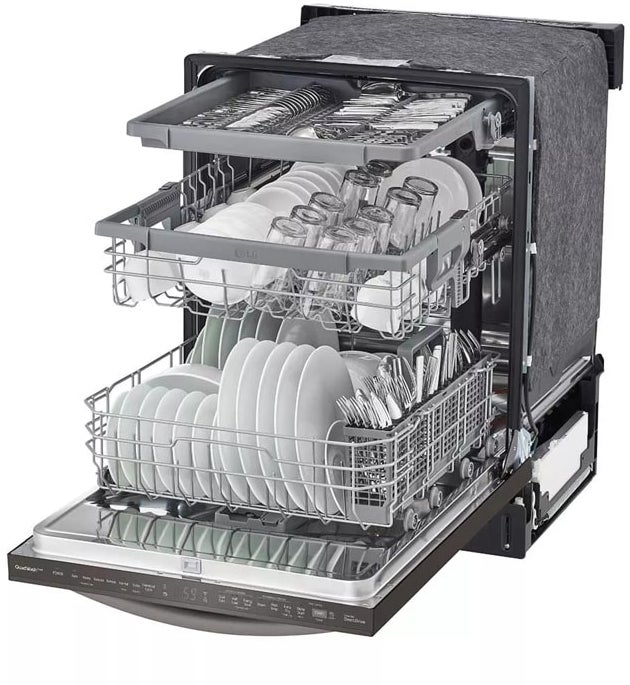 LG LDTS5552D Top Control Wi-Fi Enabled Dishwasher with TrueStea...