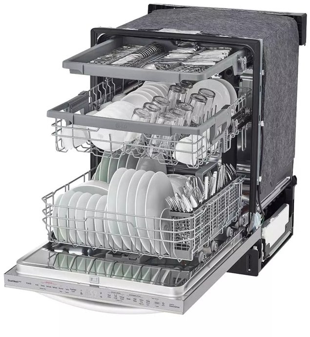 LG LDTS5552S Top Control Wi-Fi Enabled Dishwasher with TrueStea...