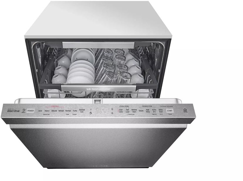 LG LUDP8908SN 24 Inch Built-In Dishwasher with 10 Wash Cycles: T...