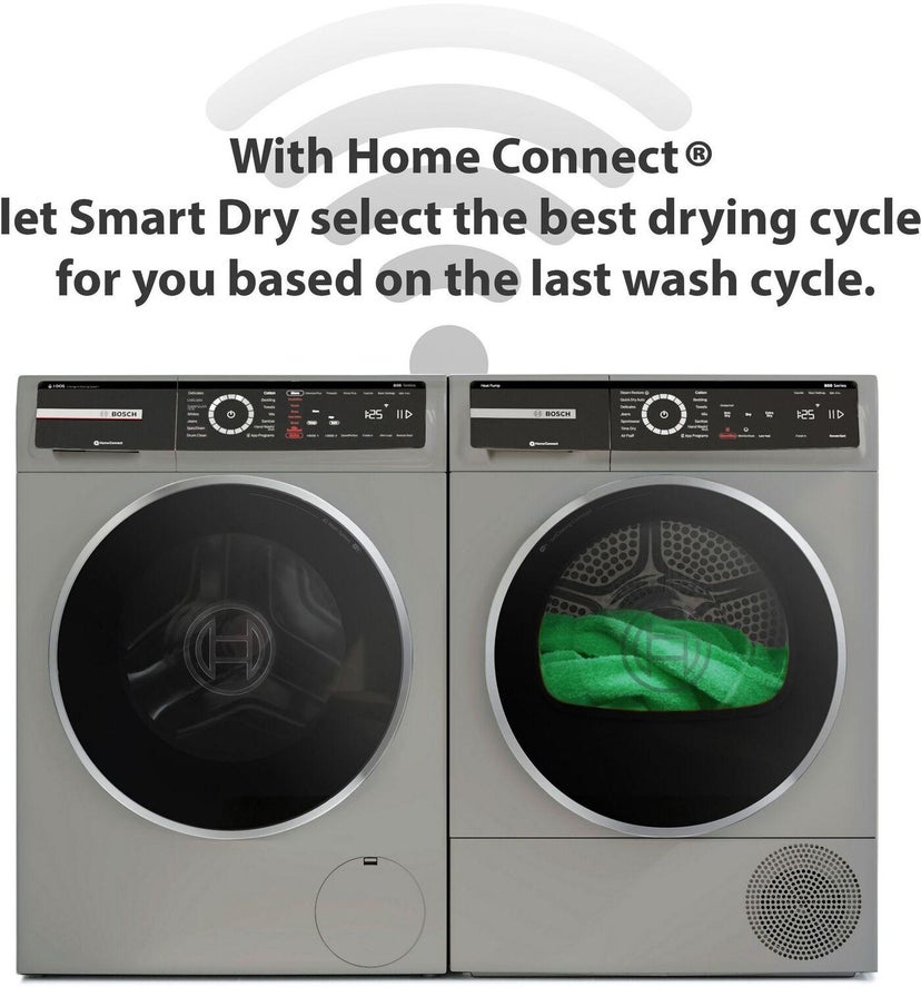 Bosch WGB246AXUC 24 Inch Smart Front Load Washer with 2.4 cu ft Cap...