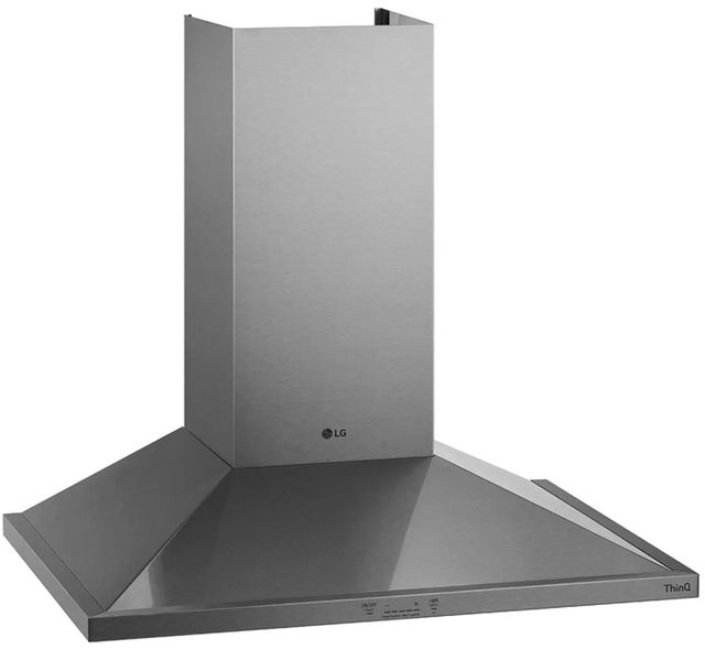 LG HCED3015S Smart Wall Mount Chimney Hood with LED Lighting: S...