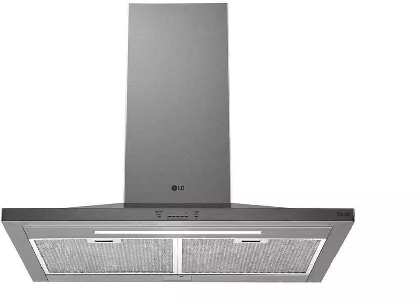 LG HCED3015S Smart Wall Mount Chimney Hood with LED Lighting: S...