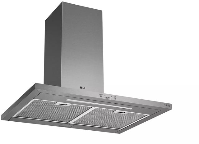 LG HCED3015S Smart Wall Mount Chimney Hood with LED Lighting: S...