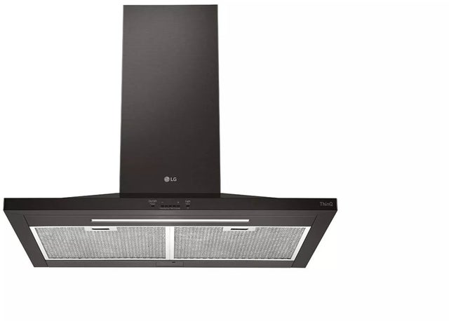 LG HCED3615D Smart Wall Mount Chimney Hood with LED Lighting: B...