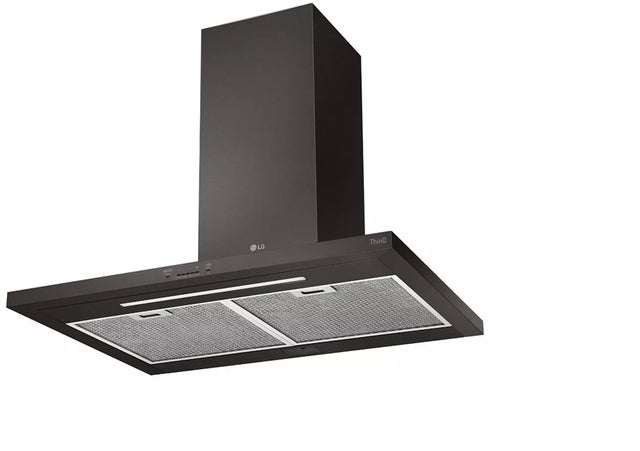 LG HCED3615D Smart Wall Mount Chimney Hood with LED Lighting: B...