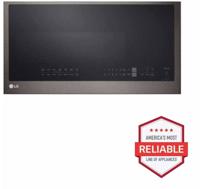 LG MVEL2033D Printproof Black Stainless Steel