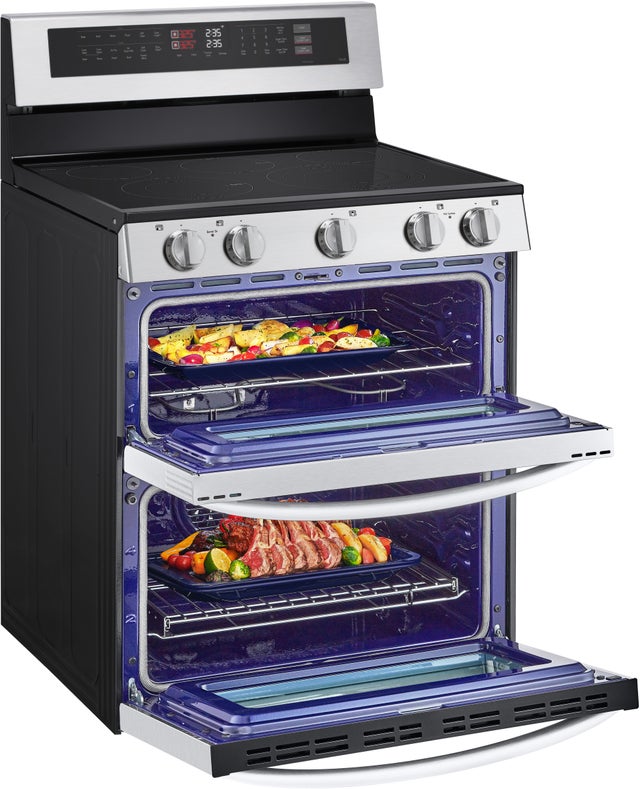 LG LDEL7324S 7.3 Cu. Ft Double Oven Electric Range: Printproof ...