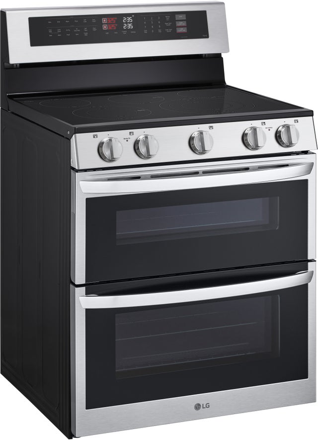 LG LDEL7324S 7.3 Cu. Ft Double Oven Electric Range: Printproof ...