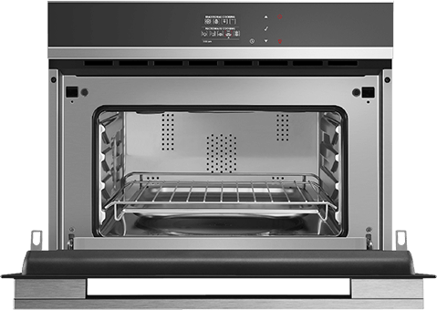 Fisher Paykel OM24NDB1 24" Contemporary Convection Speed Oven, Black: Sta...