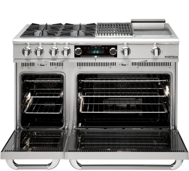 Capital Indoor CSB488L 48 Inch Freestanding Professional Dual Fuel Range ...