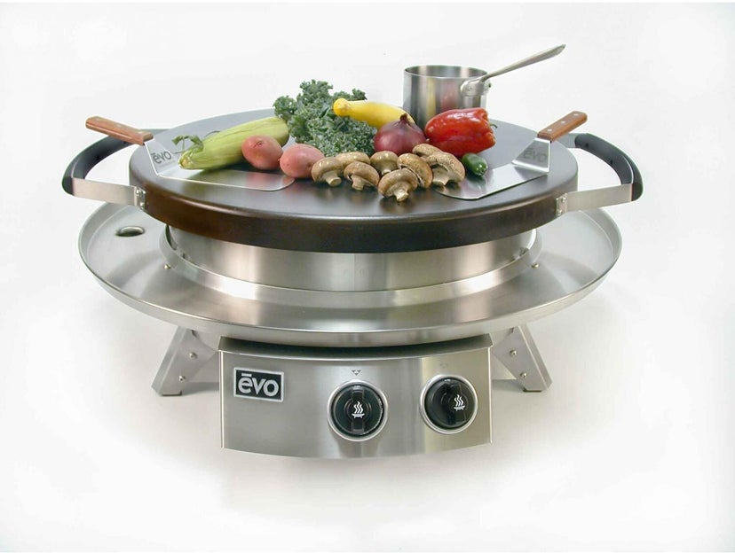 Evo 100021NG Professional Classic Tabletop Flattop Propane Gas ...