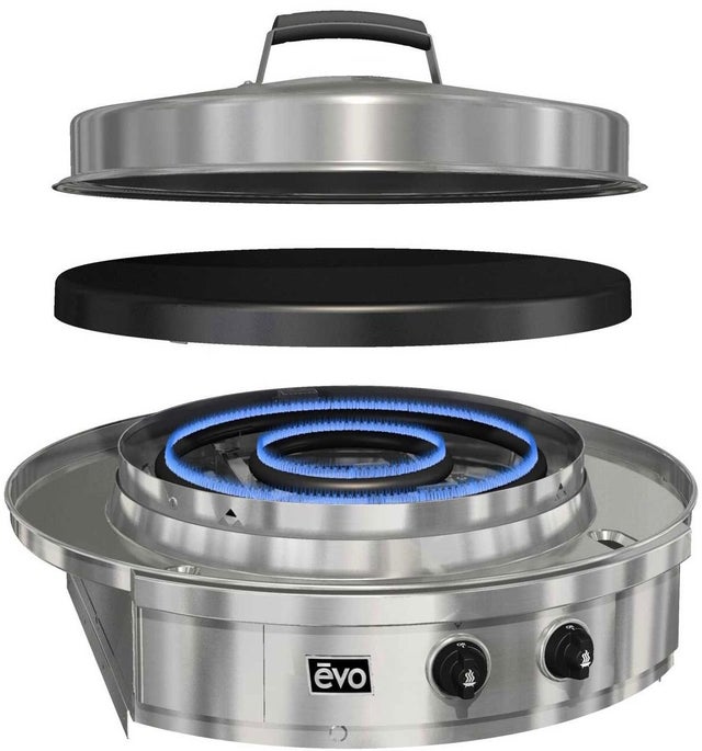 Evo 100055NG Affinity Classic 30G Built-In Flattop Propane Gas ...