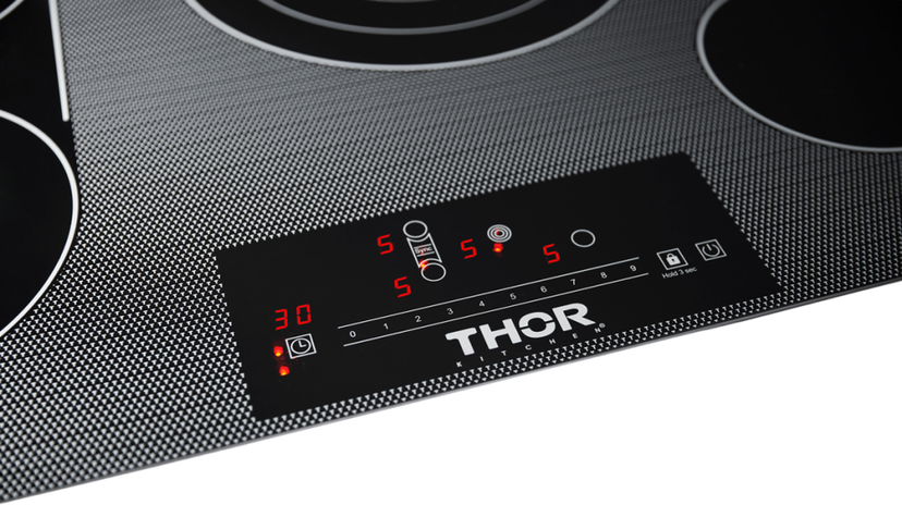 Thor TEC30 30 Inch Electric Cooktop: Black