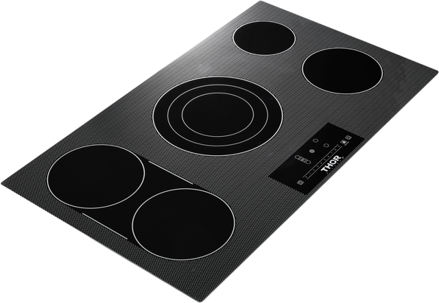 Thor TEC36 36 Inch Electric Cooktop: Black