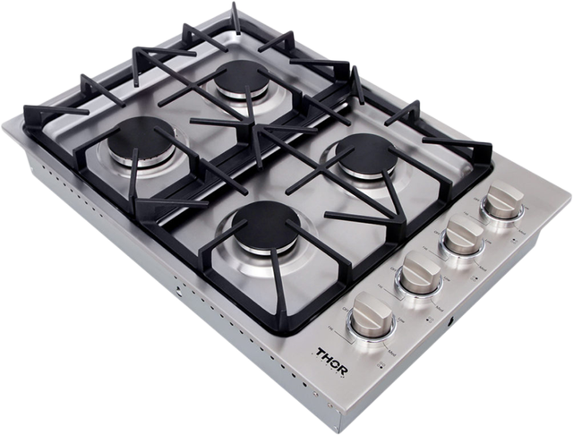 Thor TGC3001 30 Inch Gas Cooktop with 4 Sealed Burners, Continu...