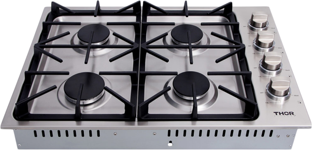 Thor TGC3001 30 Inch Gas Cooktop with 4 Sealed Burners, Continu...