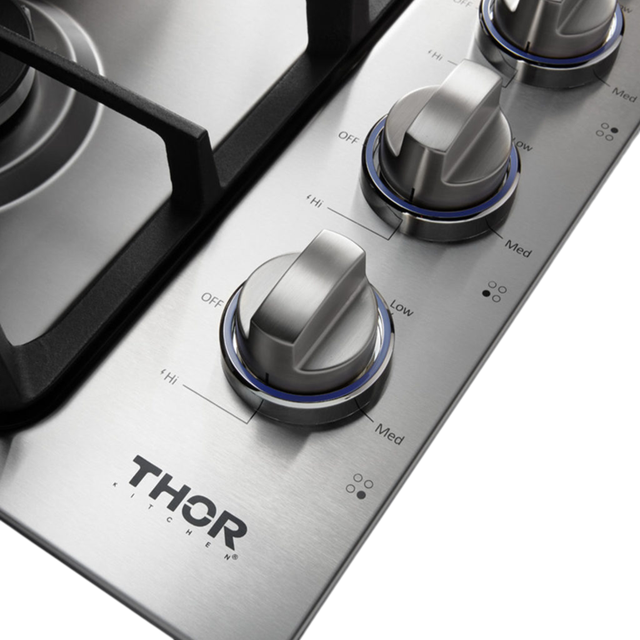 Thor TGC3001 30 Inch Gas Cooktop with 4 Sealed Burners, Continu...