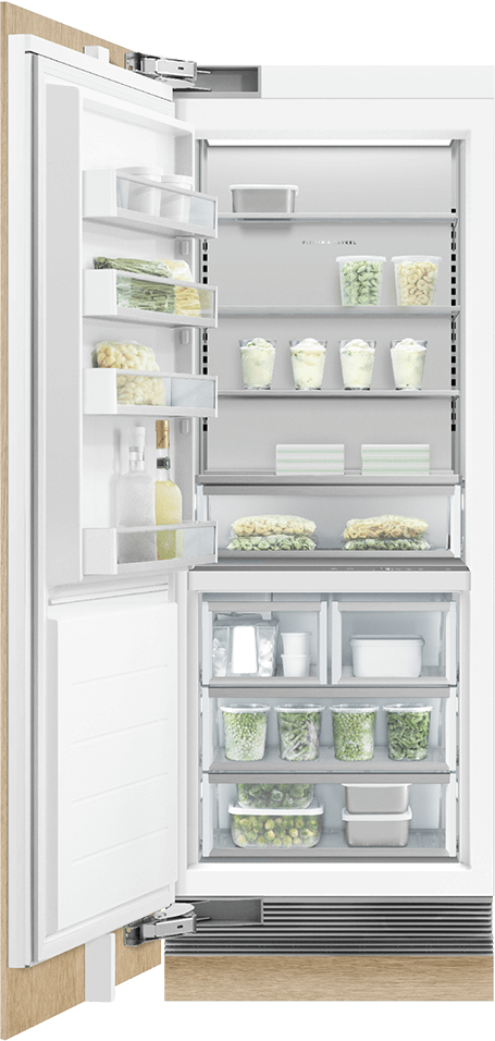 Fisher Paykel RS3084FLJ1 Panel Ready, Left Hinge with White Interior