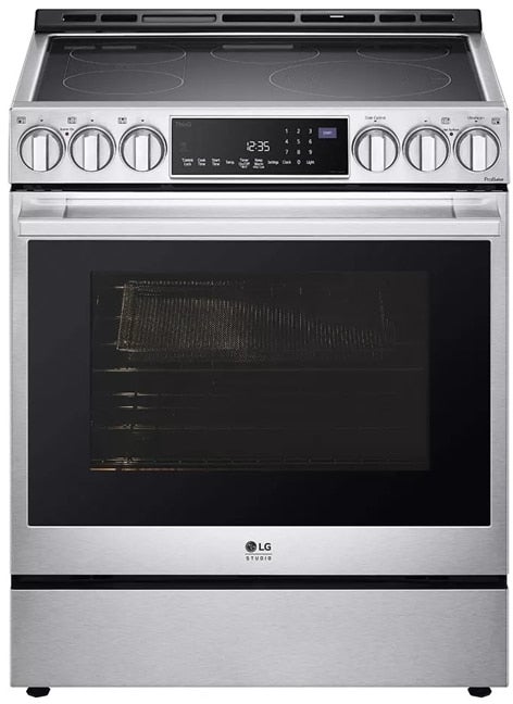 LG Studio LSES6338F 6.3 cu. ft. InstaView Electric Slide-in Range with...