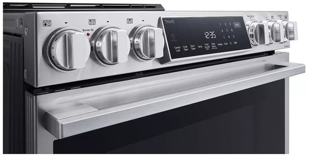 LG Studio LSES6338F 6.3 cu. ft. InstaView Electric Slide-in Range with...