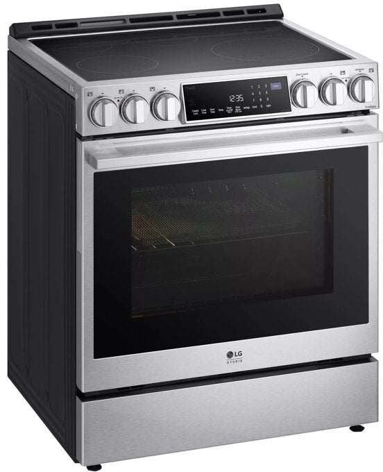 LG Studio LSIS6338FE 30 Inch Smart Slide In Induction Range with 5 Indu...