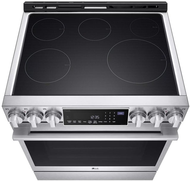 LG Studio LSIS6338FE 30 Inch Smart Slide In Induction Range with 5 Indu...