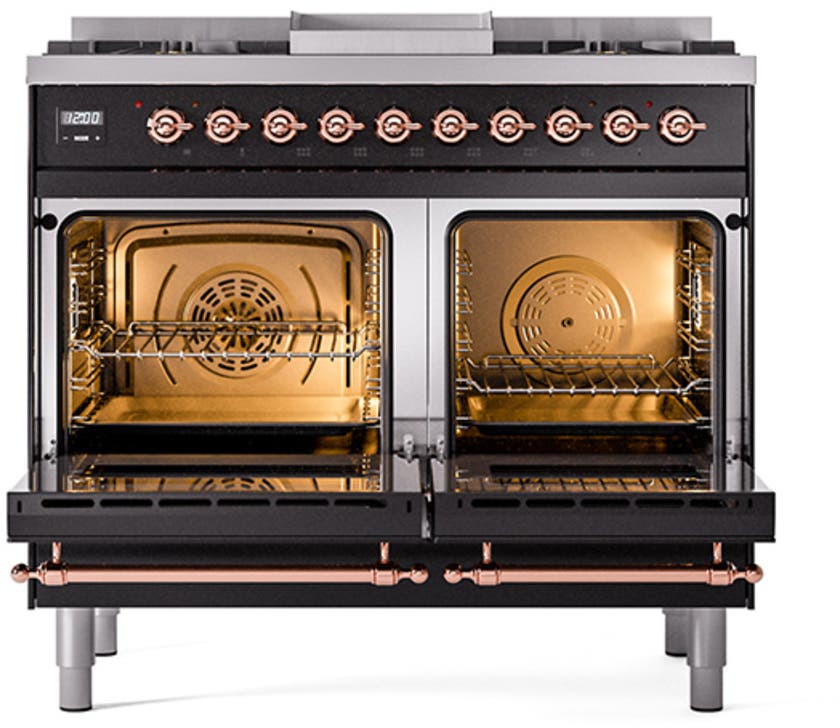 Ilve UND40FNMPEGP Emerald Green With Copper Knobs, Natural Gas