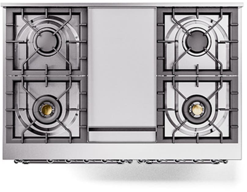 Ilve UND40FNMPEGCLP Emerald Green With Chrome Knobs, Liquid Propane