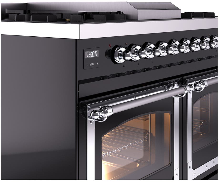 Ilve UND40FNMPEGC Emerald Green With Chrome Knobs, Natural Gas