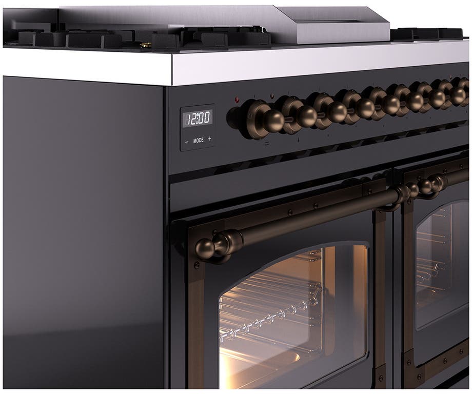 Ilve UND40FNMPEGB Emerald Green With Bronze Knobs, Natural Gas