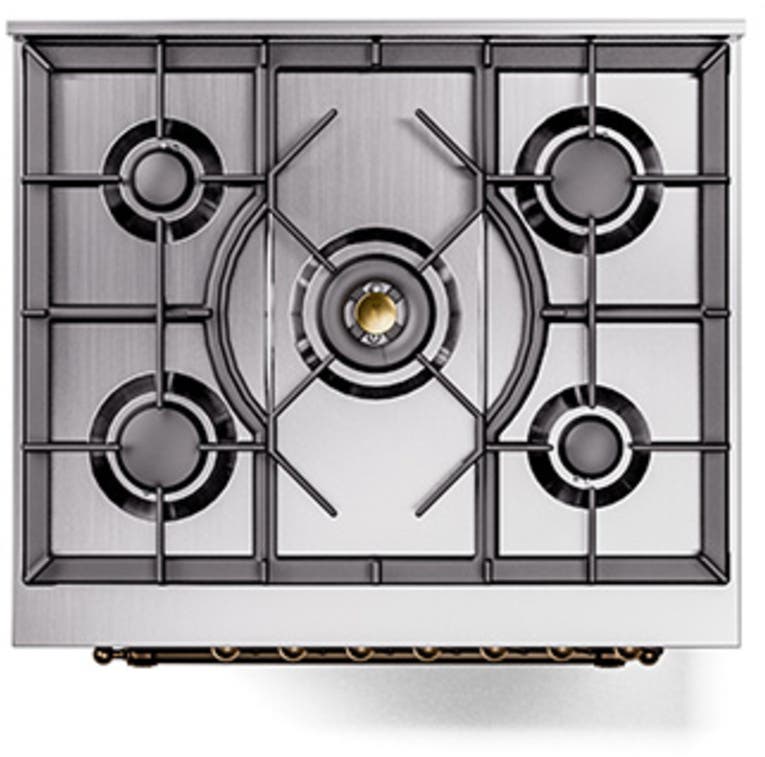 Ilve UN30QNMPEGB Emerald Green With Bronze Knobs, Natural Gas