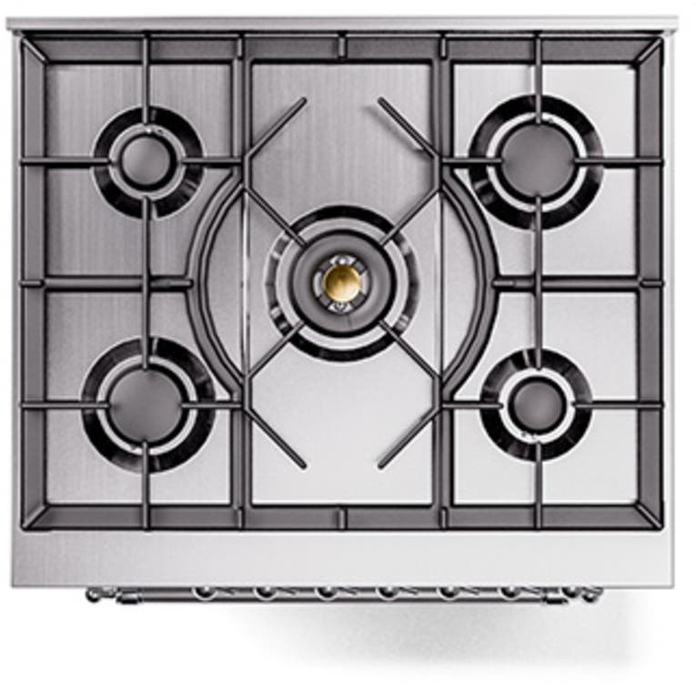 Ilve UN30NMPWHCLP White With Chrome Knobs, Liquid Propane