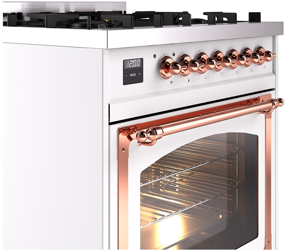 Ilve UN30NMPRAPLP Ral Custom Color With Copper Knobs, Liquid Propane